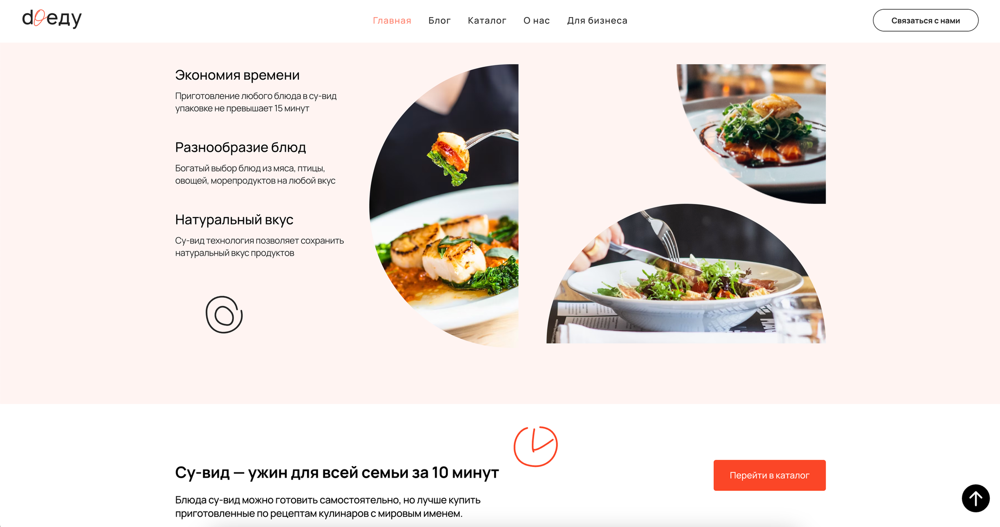 DoEdy FoodTech landing preview